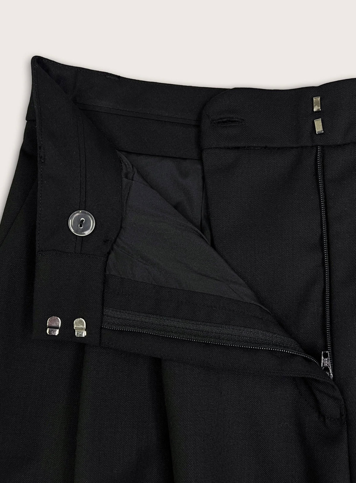 Black Tailored Culottes