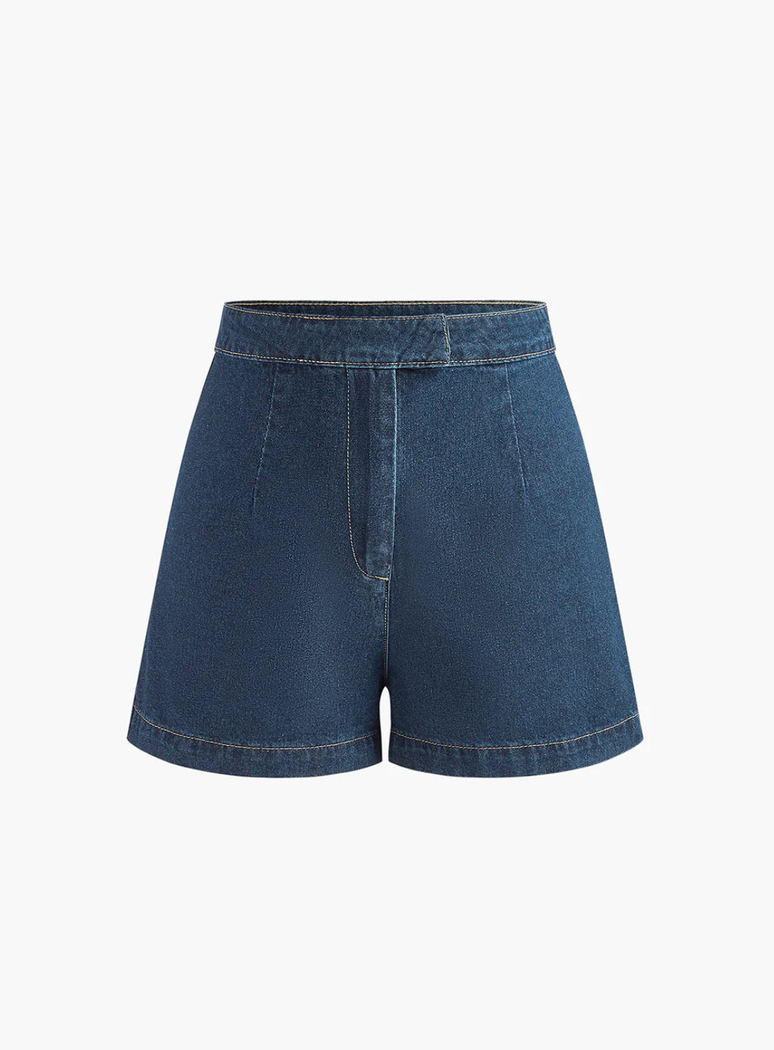 Blue Denim Waistcoat and Shorts Co-ord Set