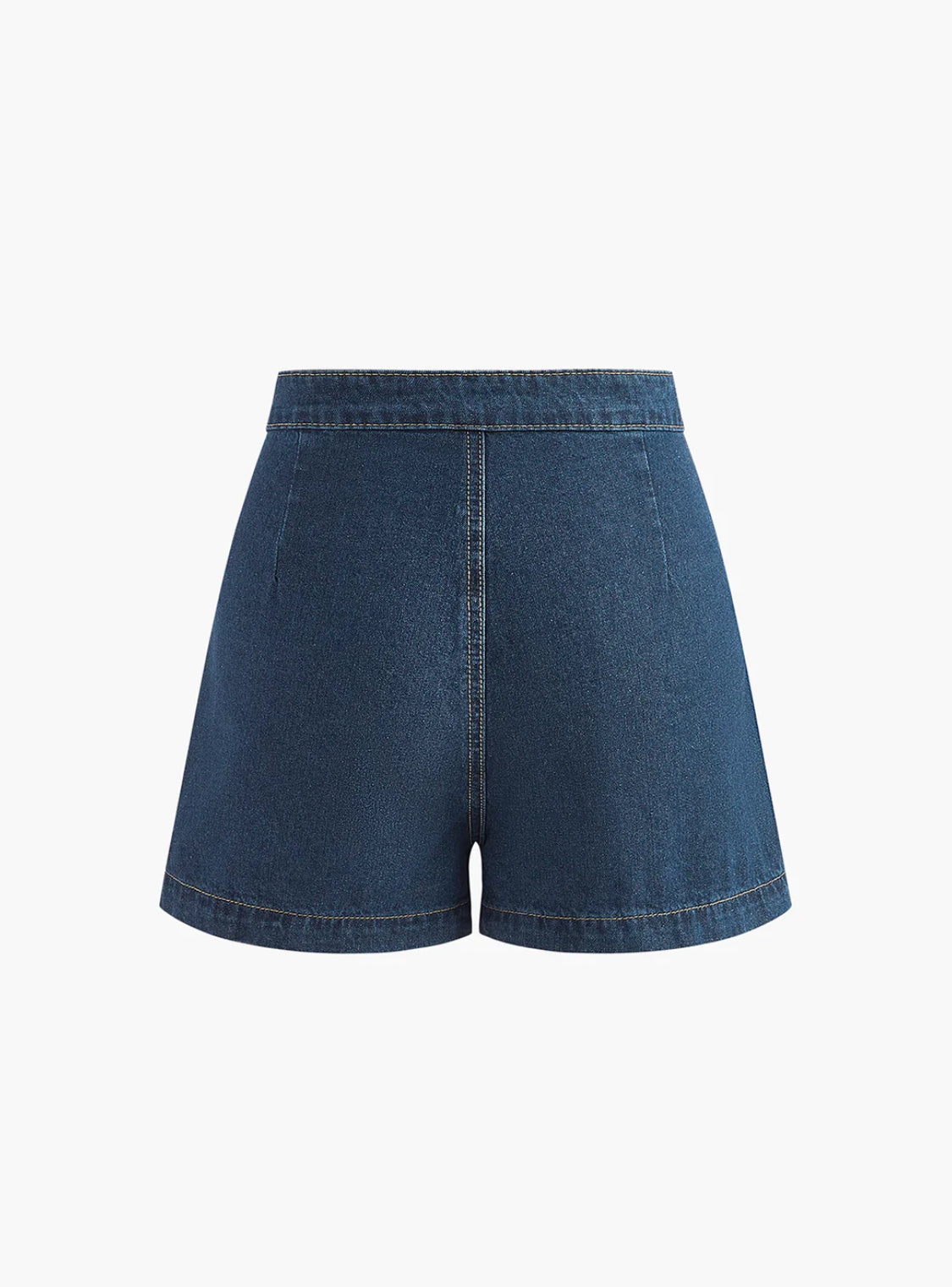 Blue Denim Waistcoat and Shorts Co-ord Set
