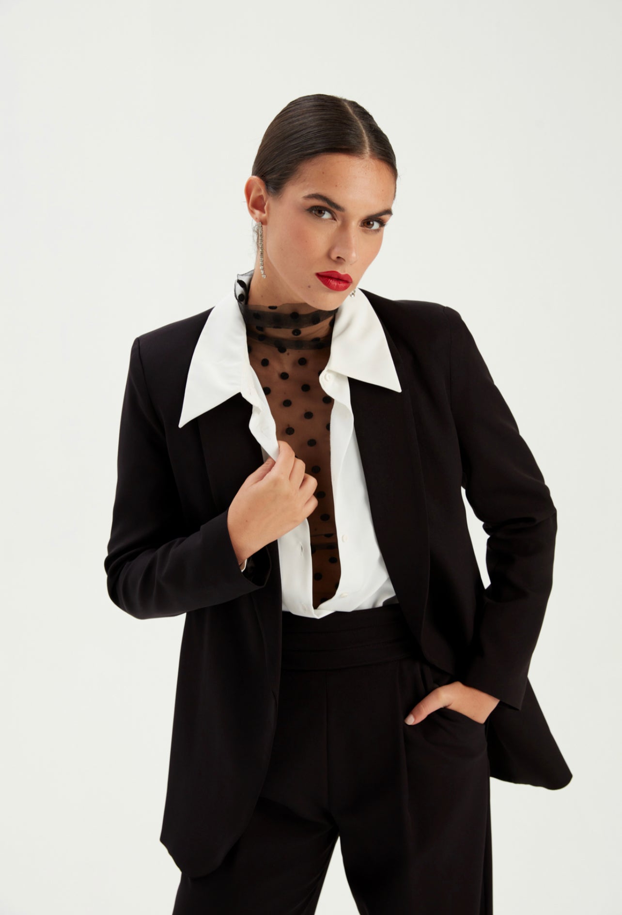 Kiara Black Classic Blazer