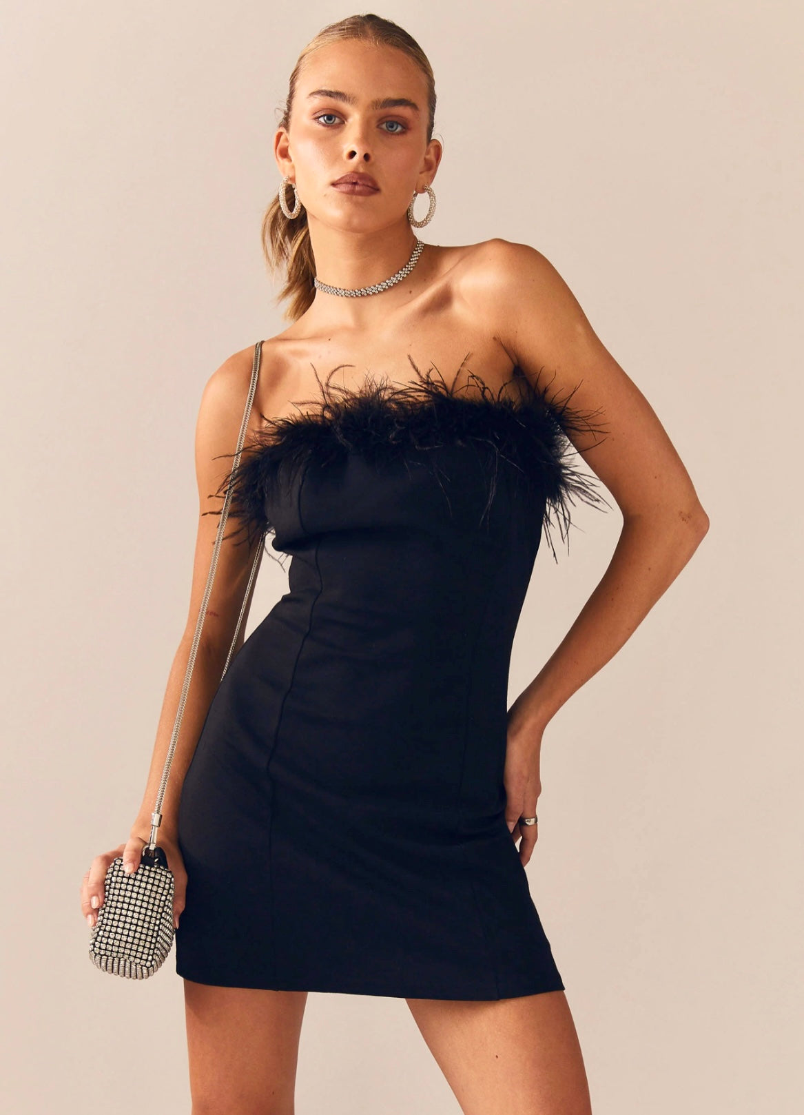 Black Starlight Tube Dress – Kochila Couture