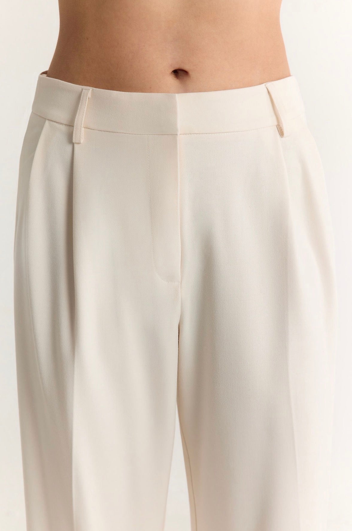 Off White Wide Tailored Trousers