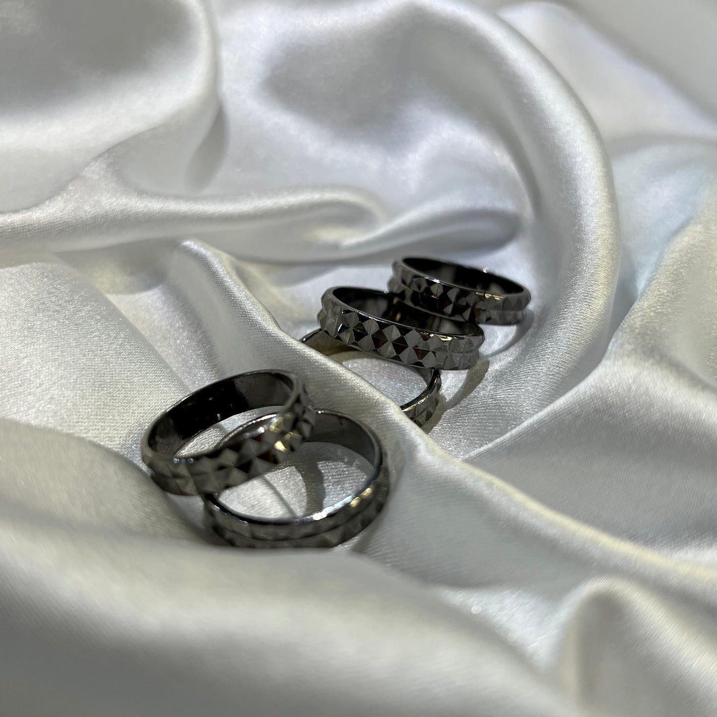 Charcoal Radiant Cut Ring
