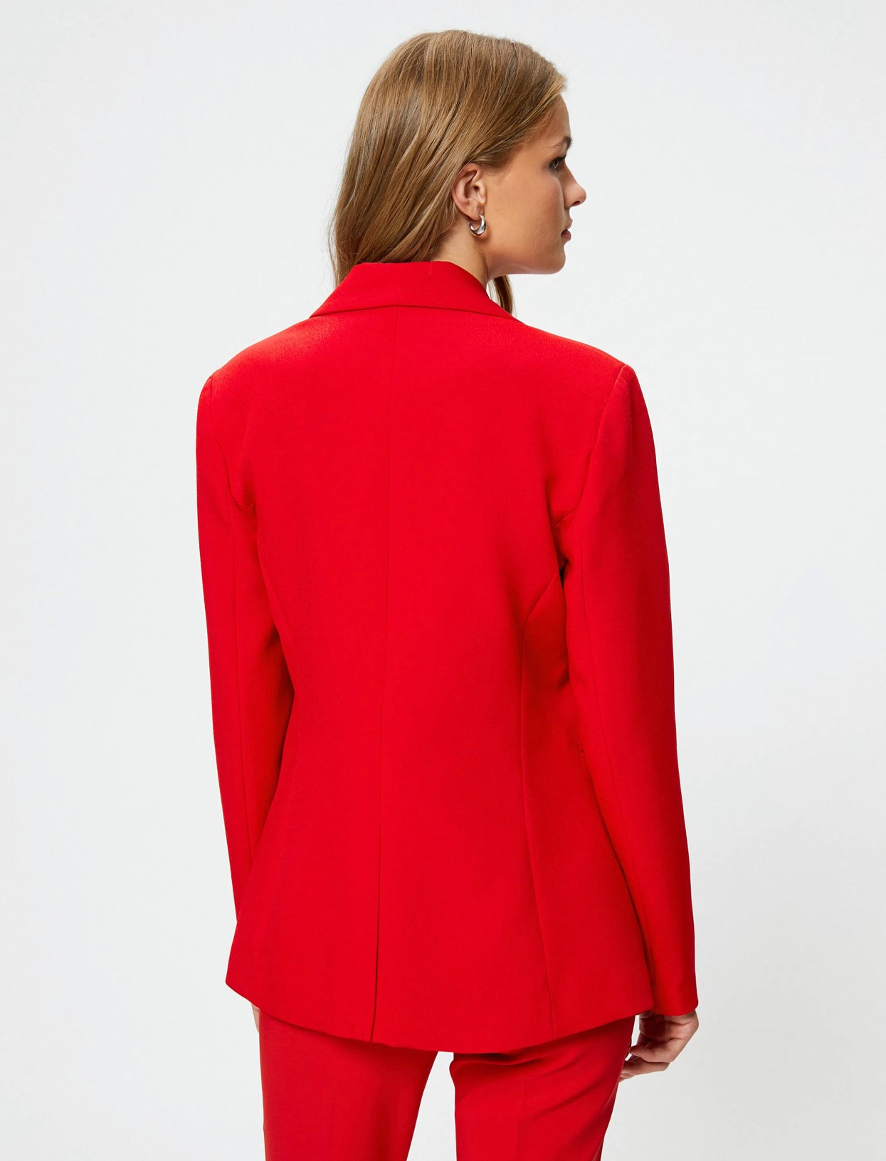 Aurelia Scarlet Red Blazer Suit Set