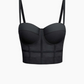 Black Mesh Underwire Corset Top