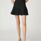 Atella Black Pleated Mini Skirt