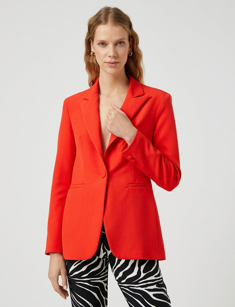 Aurelia Scarlet Red Blazer