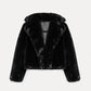 Black Faux Fur Jacket