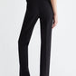 Black High Waisted Straight Trouser