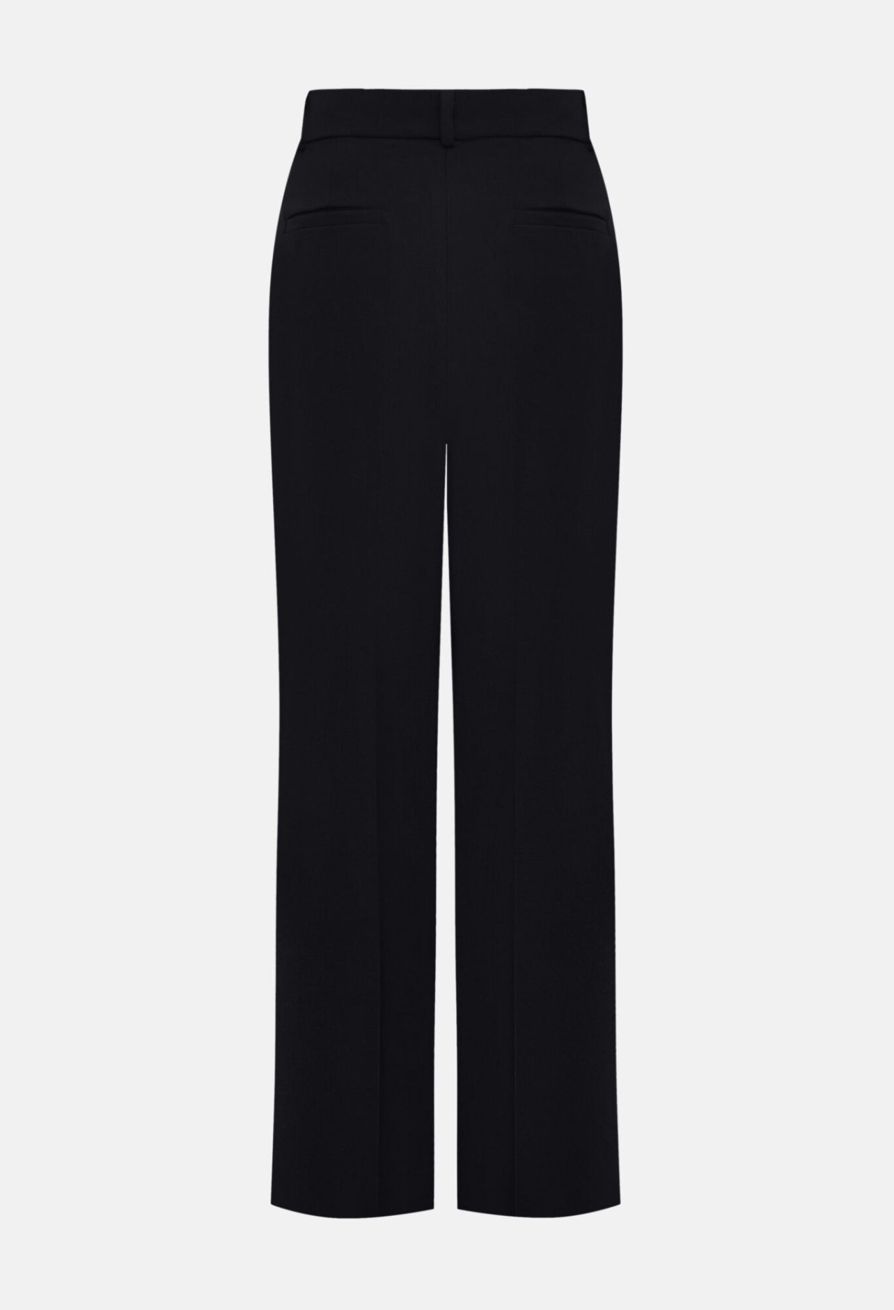 Black Straight Fit Tailored Trousers