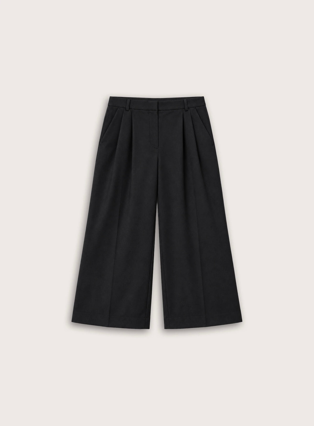 Black Tailored Culottes