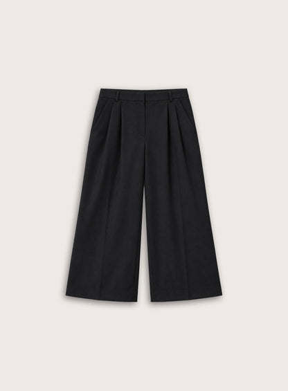 Black Tailored Culottes
