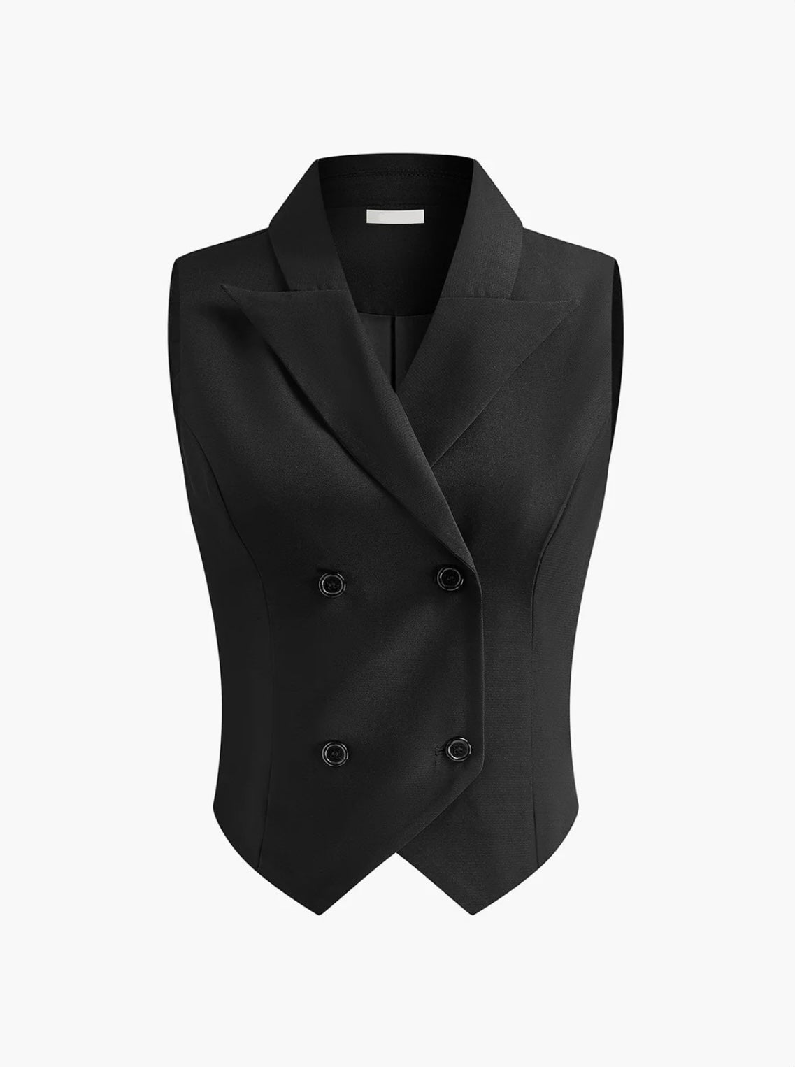Black Waist Coat & Mini Skirt Co-ord Set