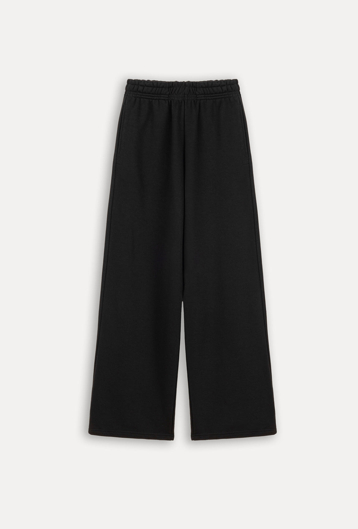 Black Wide Leg Warm Trouser