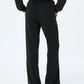 Black Wide Leg Warm Trouser