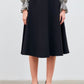 Brailey Black Flared Skirt