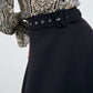 Brailey Black Flared Skirt