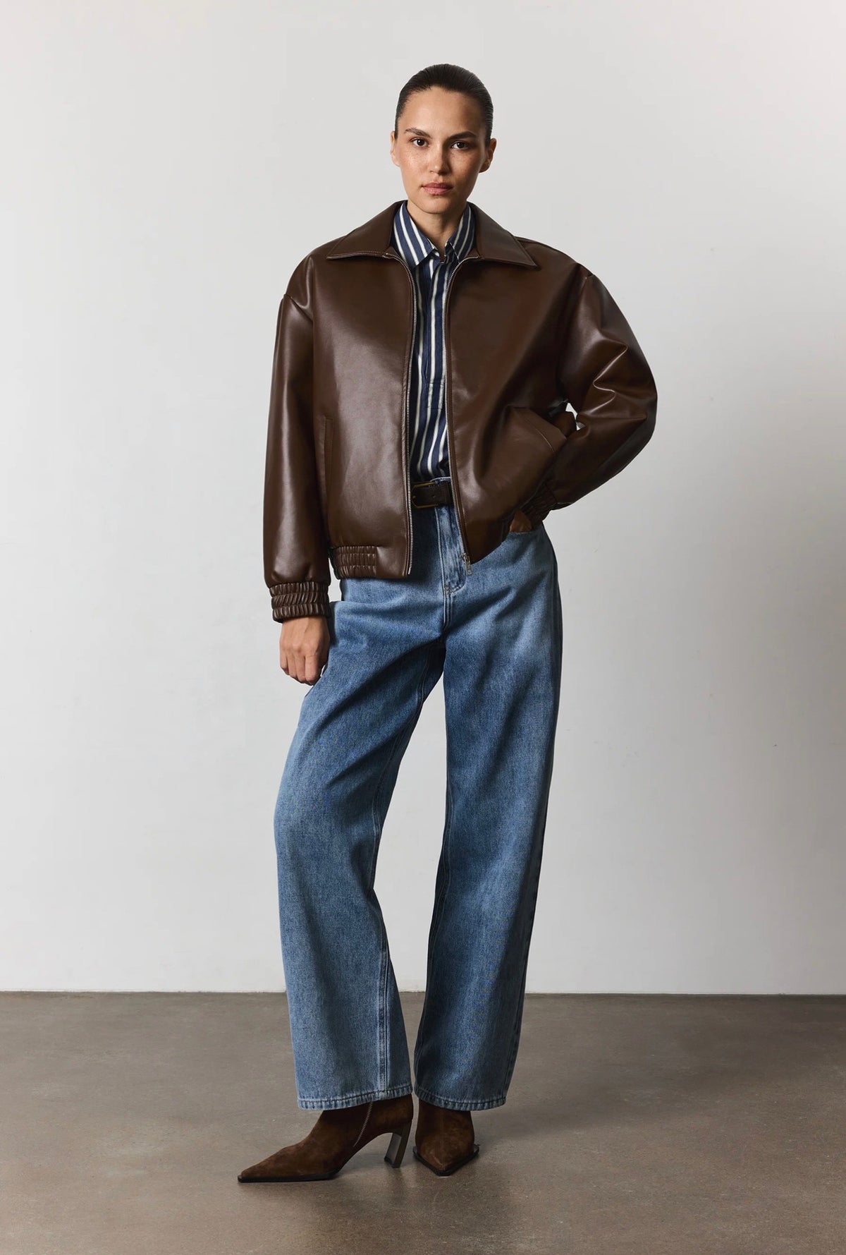 Brown Leather Jacket