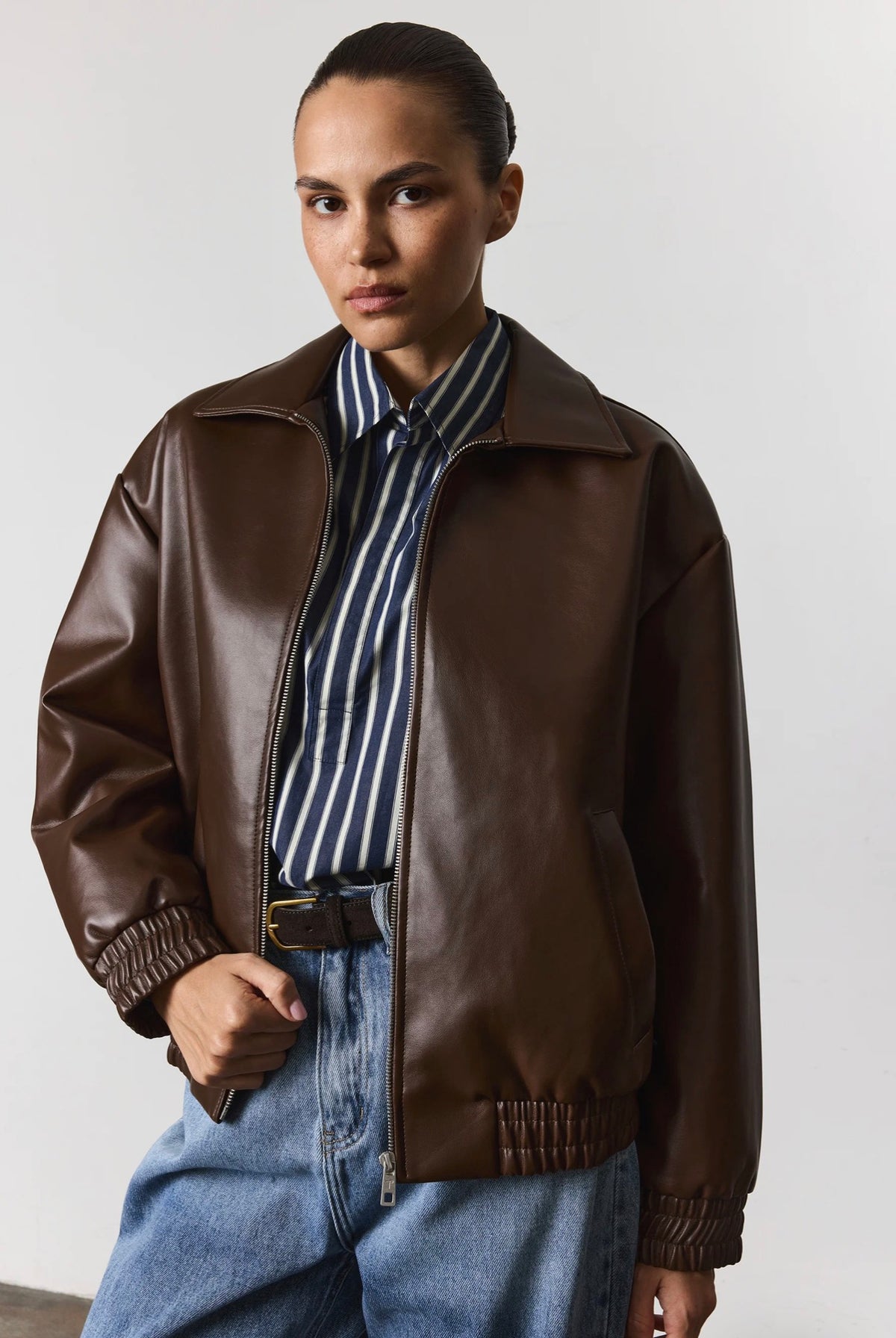 Brown Leather Jacket