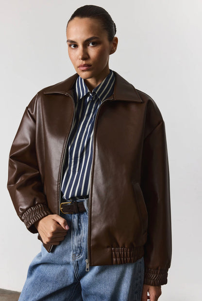 Brown Leather Jacket