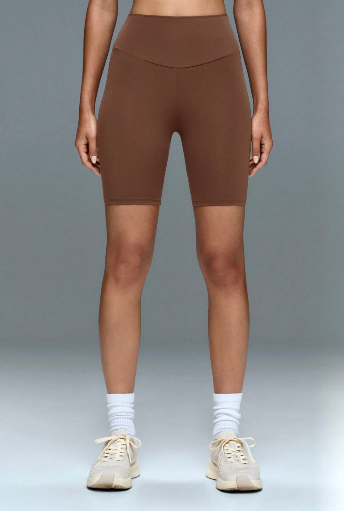 Brown Sports Cycling Shorts