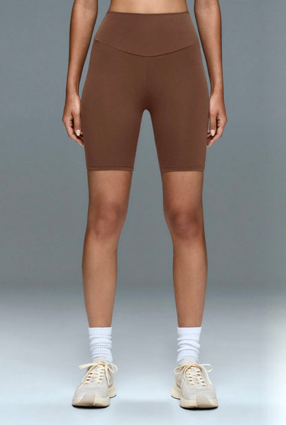 Brown Sports Cycling Shorts