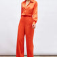 Cailene Orange Satin Shirt