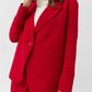 Crimson Red Tailored Blazer