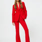 Aurelia Scarlet Red Blazer Suit Set