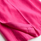 Fuchsia Pink Straight Slit Trouser