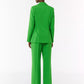 Green Blazer & Trouser Suit Set