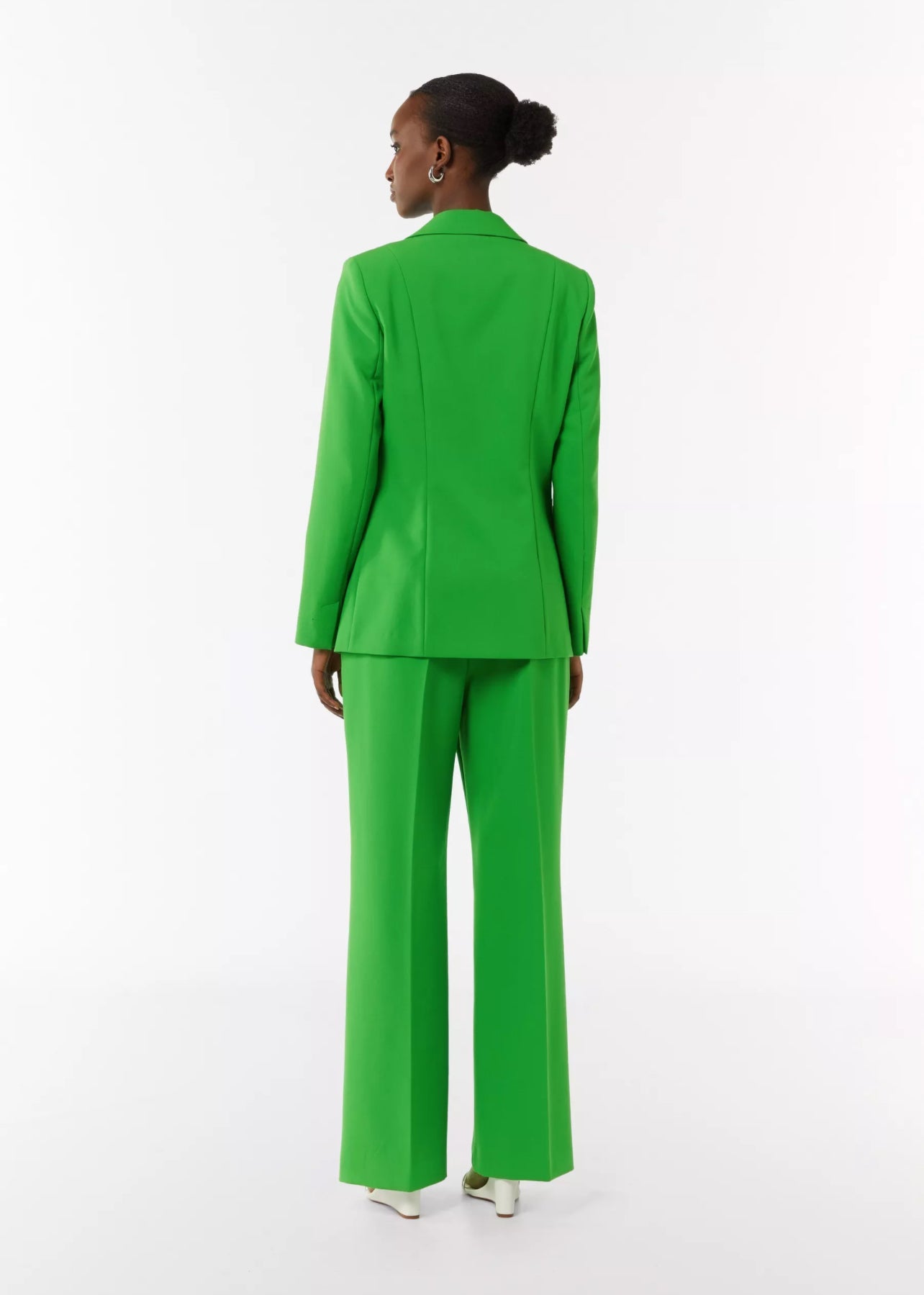 Green Blazer & Trouser Suit Set