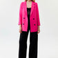 Elsa Bright Pink Oversized Blazer