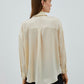 Marshmallow Beige Silk Shirt