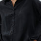 Ottiline Black Premium Silk Shirt