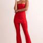 Love Struck Red Flared Trousers