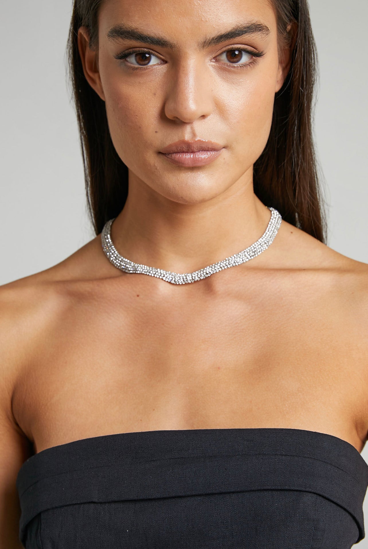 Hell Bound Rhinestone Choker