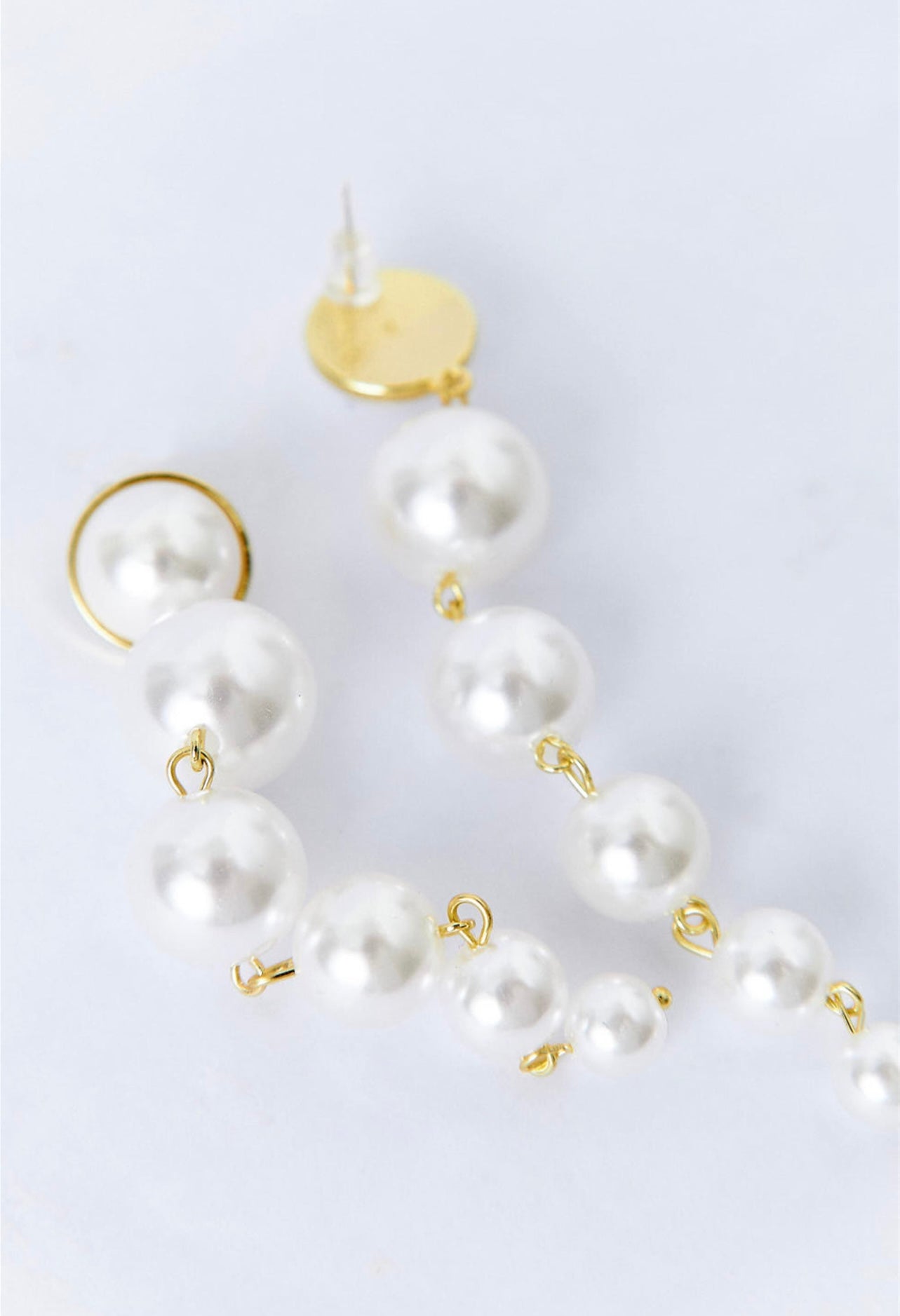 Pearl Grace Gold Earring