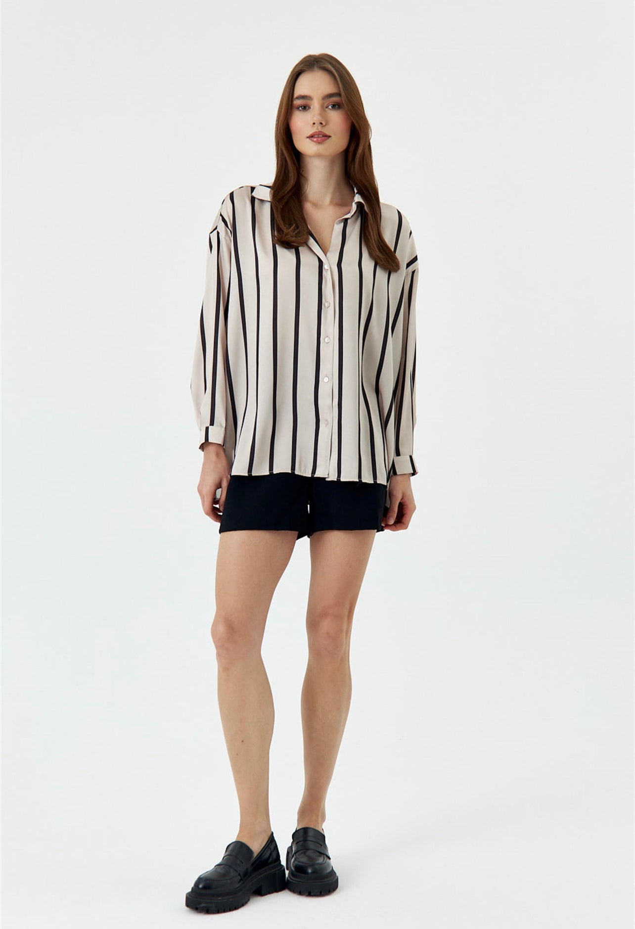 Harley Striped Silk Shirt