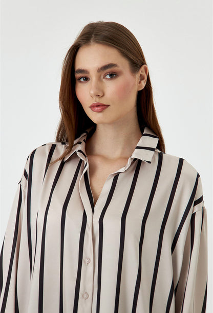 Harley Striped Silk Shirt