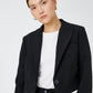 Black Lush Cropped Blazer