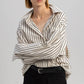 Aphrodite Apricot Striped Shirt