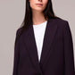 Aubergine Wine Blazer Suit Set