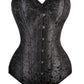 Neyma Black Brocade Corset