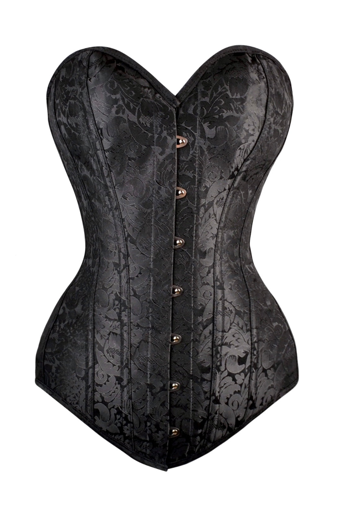 Neyma Black Brocade Corset