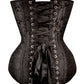 Neyma Black Brocade Corset