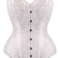 Angelina White Brocade Corset