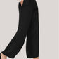 Sarah Black Wide A-Line Trouser