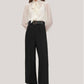 Sarah Black Wide A-Line Trouser