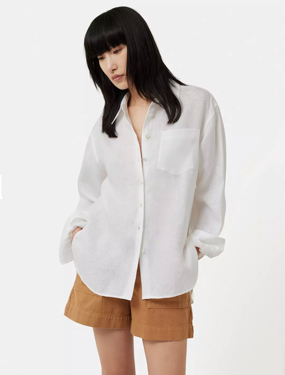 Giva White Premium Linen Shirt